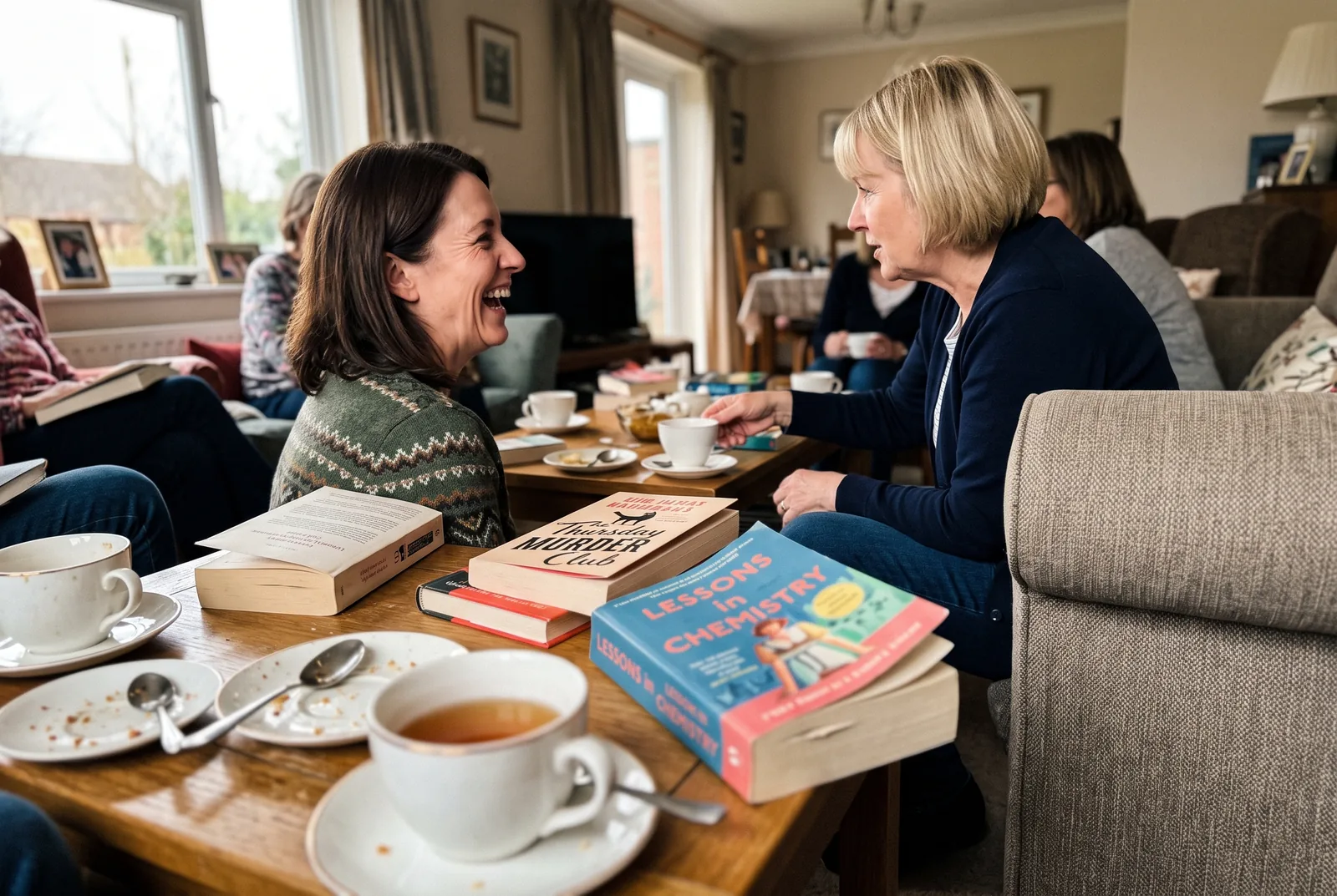 The book club on a Tuesday