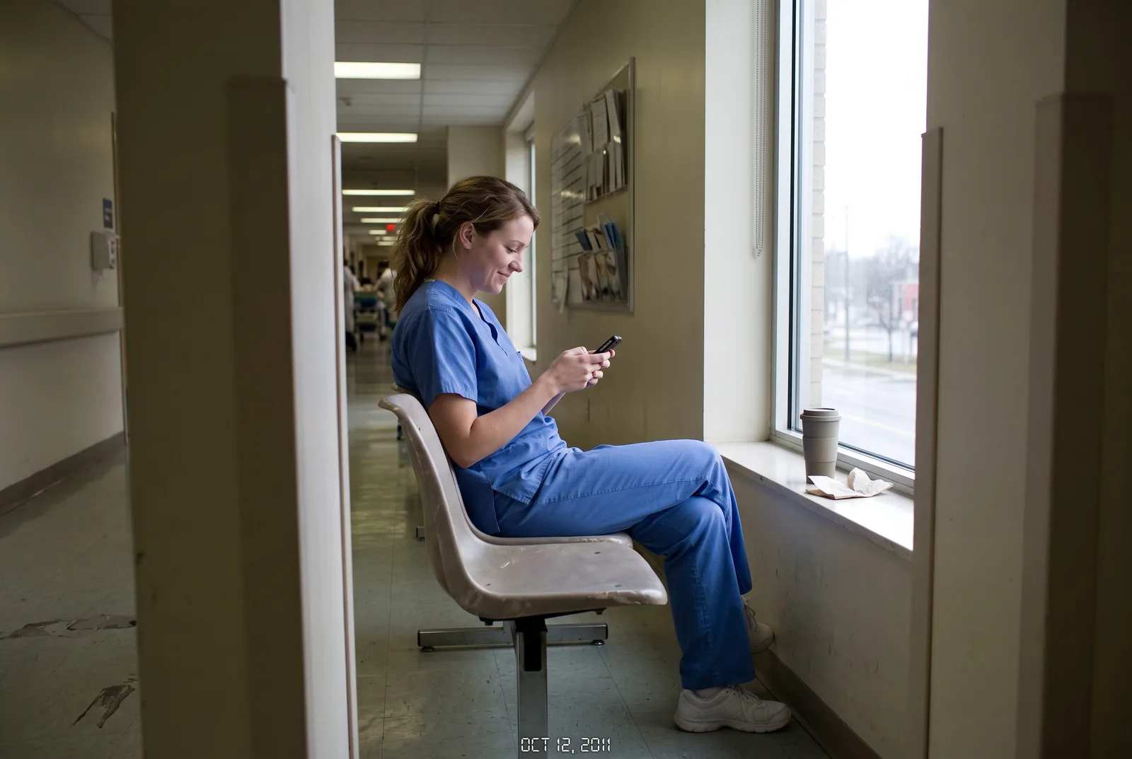 Elena on her break